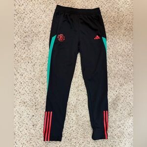 Manchester United Training Football Soccer Pants Adidas Youth Large 13-14Y